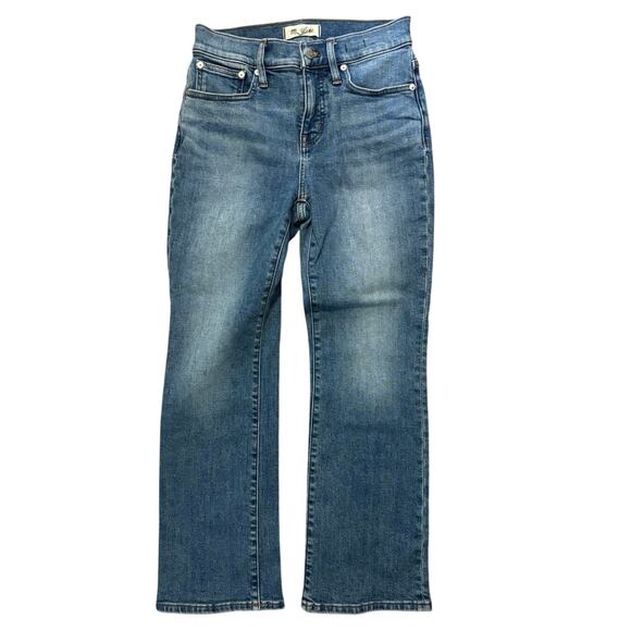 NWOT Madewell Kick Out Crop Jeans In Oneida Wash Size 25 - Picture 4 of 9